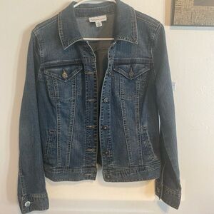 Style & Co. Dark Blue Denim Jacket